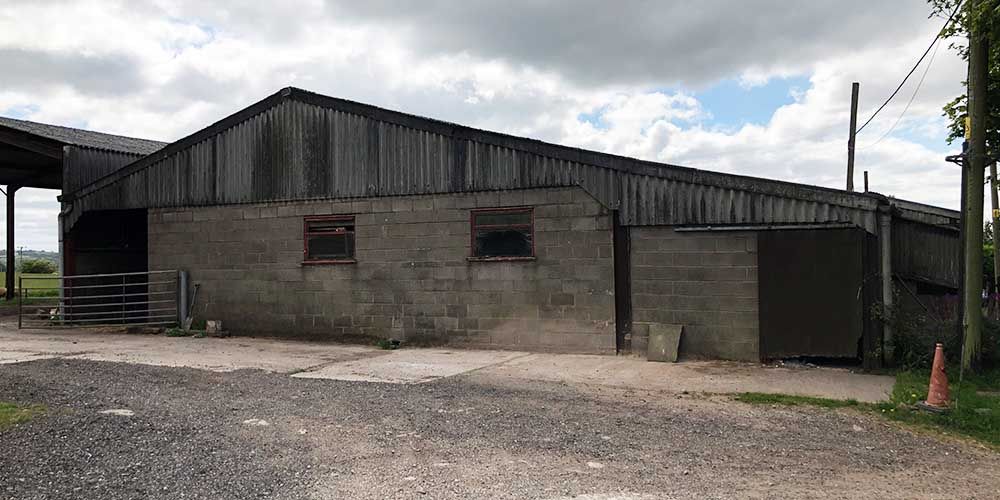 Milking parlour to be converted to a single dwelling under class Q approval.